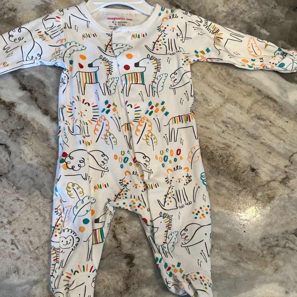 Amazon magnetic closure onesie